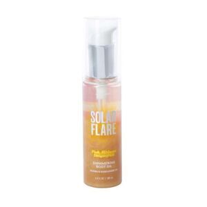 New! Solar Flare Shimmering Body Oil 3.4oz Pink Hibiscus and Dragonfruit